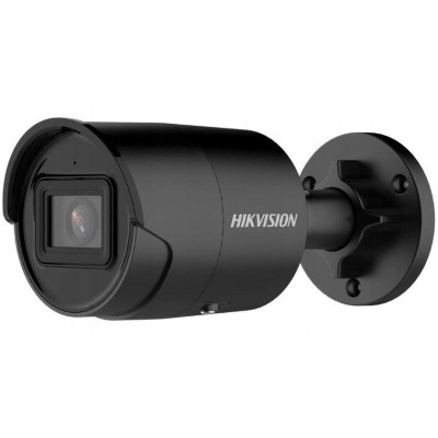 DS-2CD2086G2H-IU(2.8mm)(eF)/BLACK - 8MPix IP Bullet AcuSense kamera, IR 40m, mikrofon, IP67, černá