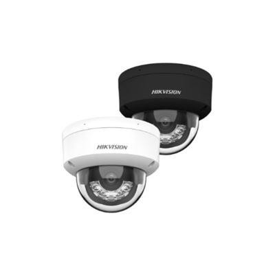 DS-2CD2143G2-LIS2U(2.8mm)(BLACK) - 4MPix IP Dome Smart Hybrid Light AcuSense kamera; LED/IR 30m, audio, alarm, IP67, IK10, černá