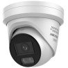DS-2CD2347G3-LIS2UY/SL(2.8mm) - 4MPix IP Turret Hybrid ColorVu AcuSense kamera, LED/IR 30m, WDR 130dB,audio, alarm, IP67, blikač