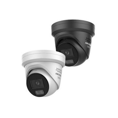 DS-2CD2347G3-LIS2UY/SL(2.8mm) - 4MPix IP Turret Hybrid ColorVu AcuSense kamera; LED/IR 30m, WDR 130dB,audio, alarm, IP67, blikač