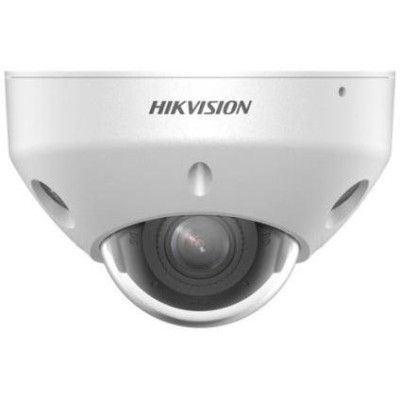 DS-2CD2583G2-LIS2U(2.8mm) - 8MPix IP Mini Dome Smart Hybrid Light AcuSense kamera, LED/IR 30m, audio, alarm, IP67, IK08