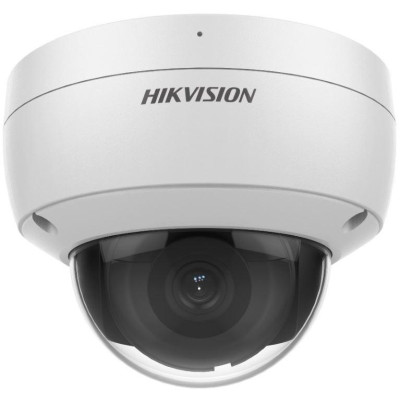 DS-2CD3186G2-ISU(2.8mm)(H)(eF) - 8MPix IP AcuSense Dome kamera, IR 40m, Audio, Alarm, Mikrofon, IP67, IK10