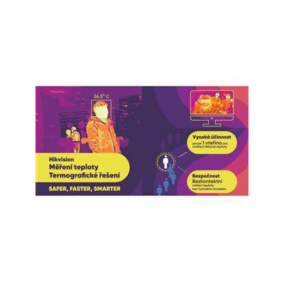 DS-2TD2617B-6/PA - IP termo-optická kamera pro měření tělesné teploty, obj. 6,2mm