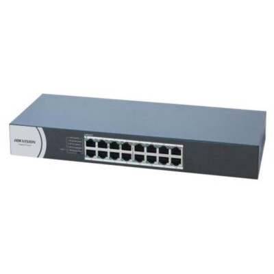 DS-3E0516R-O - Switch 16x 10/100/1000Mbit, bez PoE