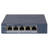 DS-3E1505P-EI/M - SMART switch 4 x Gb PoE port, 1x Gb RJ-45 port, 45W