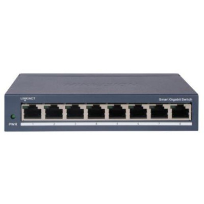 DS-3E1508-EIV2 - SMART switch 8x Gb port RJ-45, bez PoE