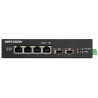 DS-3T0506HP-E/HS - Průmyslový switch, 4x Gb PoE (1x Hi-PoE) + 2x Gb SFP, 60W, Super PoE