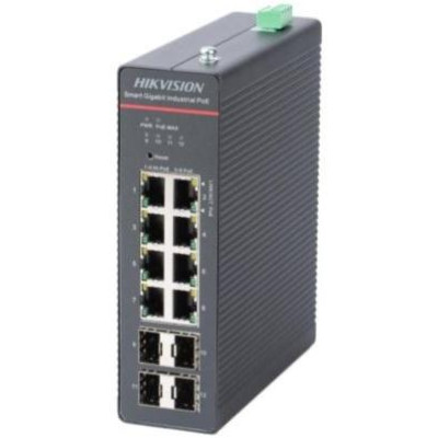 DS-3T1512HP-SI-8P4FKIT(240W) - KIT průmyslového switche  8x Gb Poe a 240W napájecího zdroje