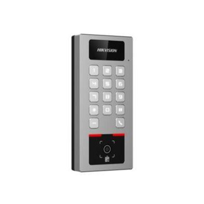 DS-K1T502DBWX-QR - IP interkom/vstupní terminál se čtečkou Mifare karet, podpora čtení  QR