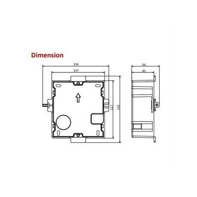 DS-KD-ACF1/S - rámeček interkomu pro zápustnou montáž; nerez