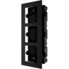 DS-KD-ACF3/Black BV - 3-rámeček interkomu pro zápustnou montáž, černý