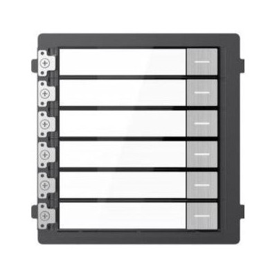 DS-KD-KK/S - Modul interkomu se 6 tlačítky, nerez