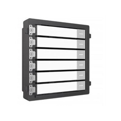 DS-KD-KK/S - Modul interkomu se 6 tlačítky; nerez