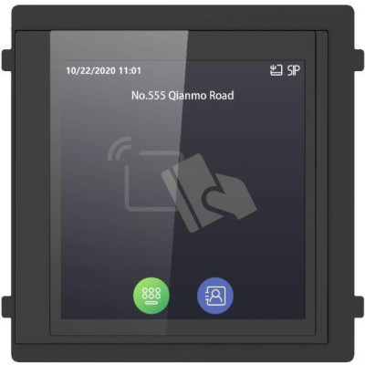 DS-KD-TDM - Dotykový modul interkomu 3v1, čtečka Mifare karet