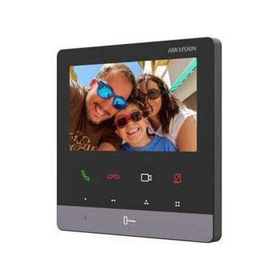 DS-KH6100-E1/Alarm - Vnitřní IP stanice s 4,3"TFT obrazovkou, PoE