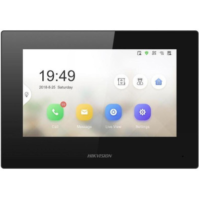 DS-KH6320-LE1(B) - 7" IP bytový dotykový monitor, PoE