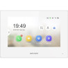 DS-KH6320-LE1/White(B) - 7" IP bytový dotykový monitor, PoE, bílý