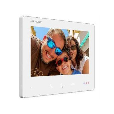 DS-KH7300EY-TE2/White - 2-žilový HD 7“ dotykový monitor, bílý