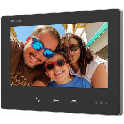 DS-KH7300EY-WTE2 - 2-žilový HD 7“ dotykový monitor s Wifi, černý