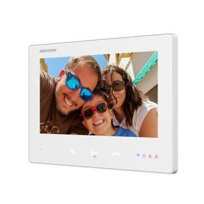 DS-KH7300EY-WTE2/White - 2-žilový HD 7“ dotykový monitor s Wifi, bílý