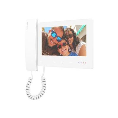 DS-KH7300EY-WTHE2/White - 2-žilový HD 7“ dotykový Wi-Fi monitor se sluchátkem, bílý