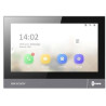 Hikvision DS-KH8381-WTE1 -&nbsp;7" IP bytový dotykový monitor; Wi-Fi; PoE	7palcový IPS dotykový displej s rozlišením 1024 × 600	Moderní&nbsp;design s rámečkem z broušené hliníkové slitiny&nbsp;	Jedno fyzické tlačítko pro snadnější otevírání dveří	Pohodlné mobilní ovládání v aplikaci Hik-Connect	Řízení přístupu výtahuSpecifikace	Kapacitní dotykový 7" barevný IPS LCD displej	Možnost připojení až 16 IP kamer	Rozlišení 1024 x 600	Menu v češtině	Vestavěný všesměrový mikrofon	Zabudovaný reproduktor	Zlepšení kvality zvuku díky omezení šumu a ozvěny	Ethernet 10/100M	Wi-Fi 802.11b/g/n	Síťové protokoly: TCP/IP, SIP,&nbsp;RTSP	8x Alarm vstup pro senzory (např. PIR, detektor kouře...)1x RJ45 - 10M/100M	Slot na microSD kartu max. 128GB	RS 485	4x relé k ovládání zámku	12VDC/500mA výstup pro napájení dr