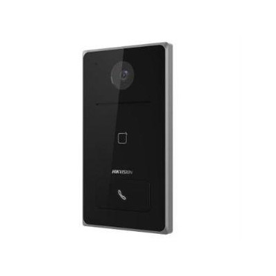 DS-KV6133-WME1/Flush - IP dveřní interkom pro zápustnou  montáž, 2MPx kamera, čtečka karet, WiFi