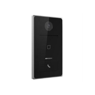 DS-KV6133-WME1/Flush - IP dveřní interkom pro zápustnou  montáž, 2MPx kamera, čtečka karet, WiFi