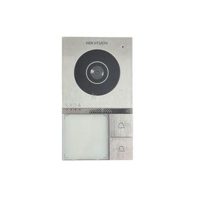 DS-KV7413EY-IME2-1/2/4 - 2-žilový dveřní interkom s kamerou, čtečkou M1 karet a 1,2 nebo 4tlačítky pro povrchovou montáž