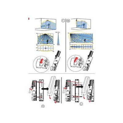 DS-PDC10DM-VG3 - Duální PIR+MW detektor, antimasking, dosah 10m, záclona