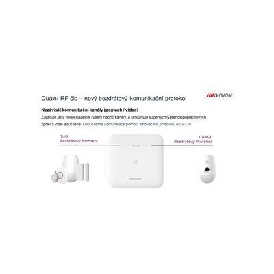 DS-PWA64-L-WE - AX PRO Bezdrátová ústředna, 64 vstupů, GPRS