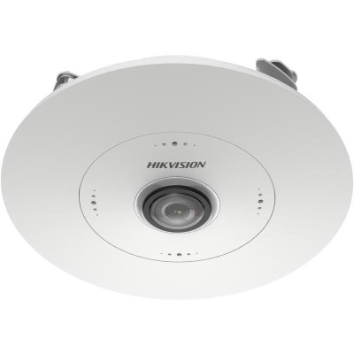 DS-2CD6365G1-S/RC(1.16mm) - 6MPix IP Fisheye zápustná kamera, Audio, Alarm, mikrofon