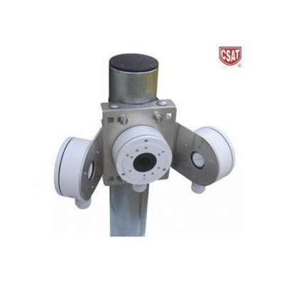 HIK100E TRIO + 2x Z130NE - Konzole pro montáž 3 kamer na sloup o průměru 60 až 300mm