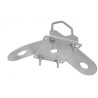 HIK100E TRIO + 2x Z75DV75 - Konzole pro montáž 3 kamer na sloup o průměru 32 až 65mm