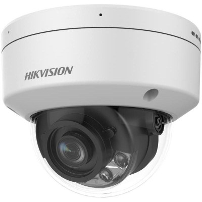 iDS-2CD7D47G0-XS(2.8mm) - 4MPix IP Dome Hybrid ColorVu AcuSense kamera, LED/IR 40m, WDR 140dB, audio, alarm, IP67, IK10