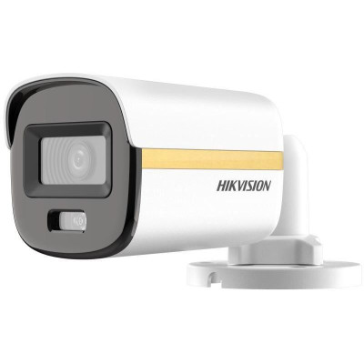 DS-2CE10KF3T-LE(2.8mm) - MPix HDTVI Bullet Hybrid ColorVu kamera, LED/IR 20m, IP67, WDR 130dB. PoC