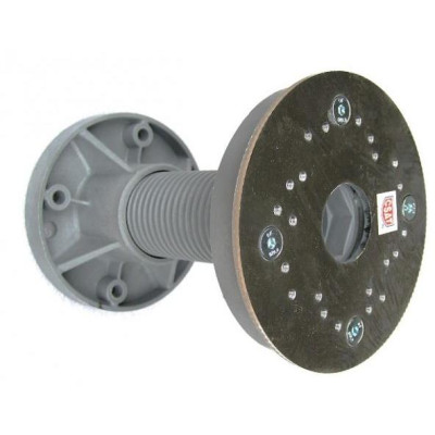 ISP130 + ISP128 + příslušenství - konzole s redukcí pro montáž kamer na zateplené fasády, hloubka fasády 100-130mm