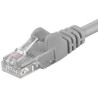 Patch kabel UTP level 5e	4x2 žil	100% Cu měděný vodič AWG26/7	2x RJ45 konektor	Přímé zapojení 1:1	UL certifikát	Teplotní rozsah: -20°C až +60°C	Baleno v sáčku s EAN kodem	Český popis, vyznačená délka	Barva: šedá	Délka 3m&nbsp;