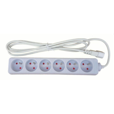 LEXIPPU 6-02 - Prodlužovací přívod 250V s EURO konektorem C14 do UPS, 2m, 6 zásuvek