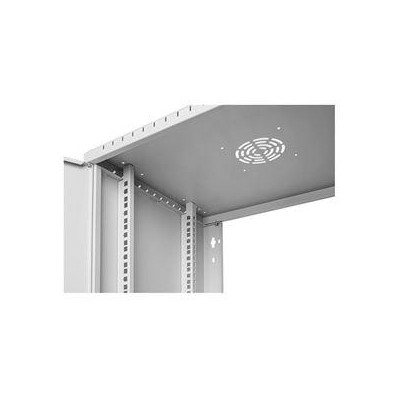 LX19-9U-450GG - LEXI-Net Basic rozvaděč nástěnný 19" 9U 520x450, dveře sklo, šedý