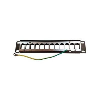 PATCHP12PNEOU/F - LEXI-Net Patch panel neosazený pro 10" rozvaděče,12 portů pro UTP i FTP
