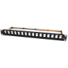 Popis produktu:

Patchpanel 16 portů neosazený LEXI-Net pro UTP/ FTP keystone velikost 1U