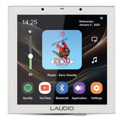 W44WIFI, bílý - Nástěnný přehrávač se zesilovačem 4 x 40W