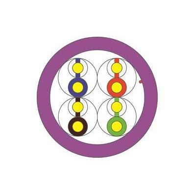WIC-5-U-LD-30-VI - WIREX Instalační kabel CAT5E U/UTP LSOH / DCA 305m box fialový