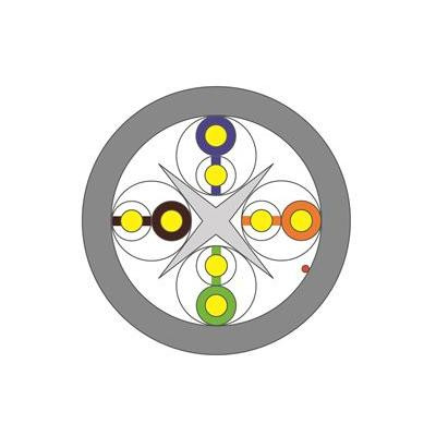 WIC-6-U-PEC-30-GY - WIREX Instalační kabel CAT6 U/UTP PVC / ECA 305m box šedý