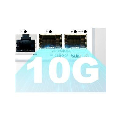 WI-CES506GF - CLOUD Smart switch - 4x 2,5Gb RJ45 + 2x 10Gb SFP+ uplink