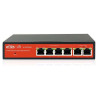 WI-PCES306G - 4GE + 2GE 802.3af/at Cloud PoE switch, 250m, 60W