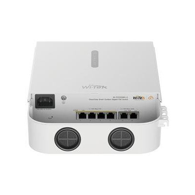WI-PCES306G-O - Venkovní CLOUD switch 4x RJ45 GE PoE; 2x RJ45 GE Port Uplink; IP65; 60W