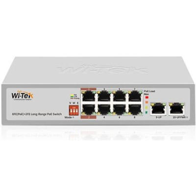 WI-PS210S - 8FE + 2FE HiPoE switch, 250m, 110W