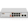 WI-PS210S -&nbsp;8FE + 2FE HiPoE switch; 250m; 110W&nbsp;&nbsp;Hardwarové funkce	Rozhraní: 8x 100Mbps RJ45 + 2x 100Mbps Uplink	Porty PoE: 1-8&nbsp;Standard: 802.3af/at	Funkce: Extend Mode PoE	PoE Power: až 110W	Long Range dosah PoE až 250m	Switching kapacity: 2Gbps	Packet Forwarding Rate: 1,49Mpps	Mac Adress table: 2KOstatní parametry	Rozměry: 200&nbsp;x 118&nbsp;x 44mm	Napájení: Interní&nbsp;adaptér (Output: DC52V 1.25A)	Pracovní teplota: -10C°~50C°	Pracovní vlhkost :10%~90%&nbsp;Katalog produktů Wi-Tek pro rok 2024